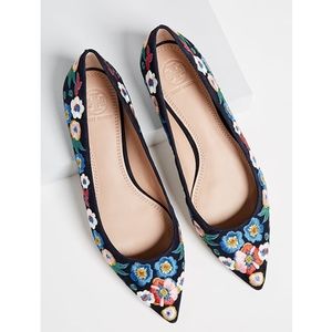 Tory Burch Rosemont Embroidered Ballet Flats 9